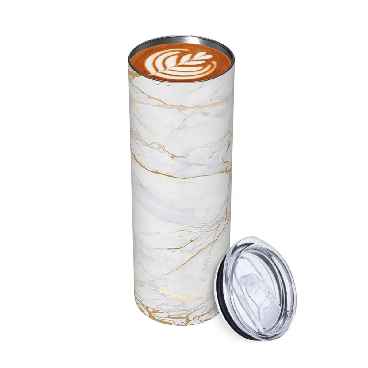 White And Gold Marbl Stainless - Tumbler 20Oz White 评论和价格