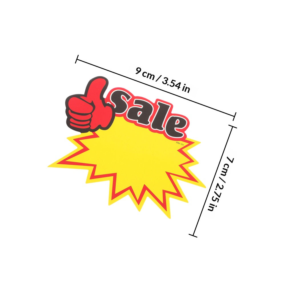 200Pcs Price Labels Bright Yel - Yard Sign Blank 评论和价格