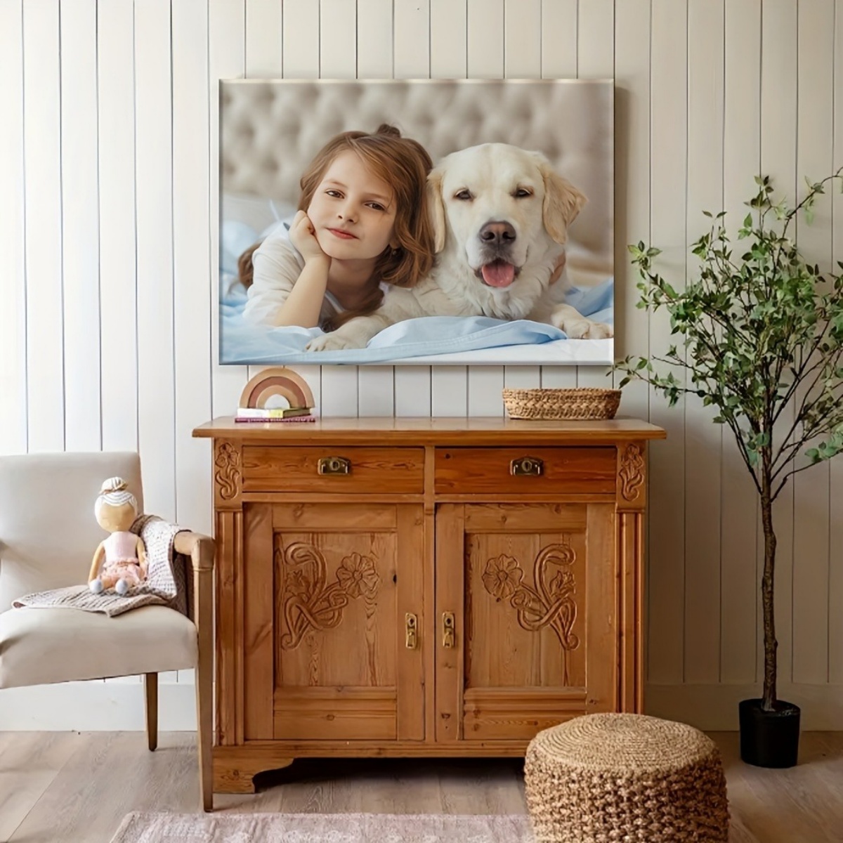Custom Personalized Canvas Wal - Photo Acrylic Block 评论和价格