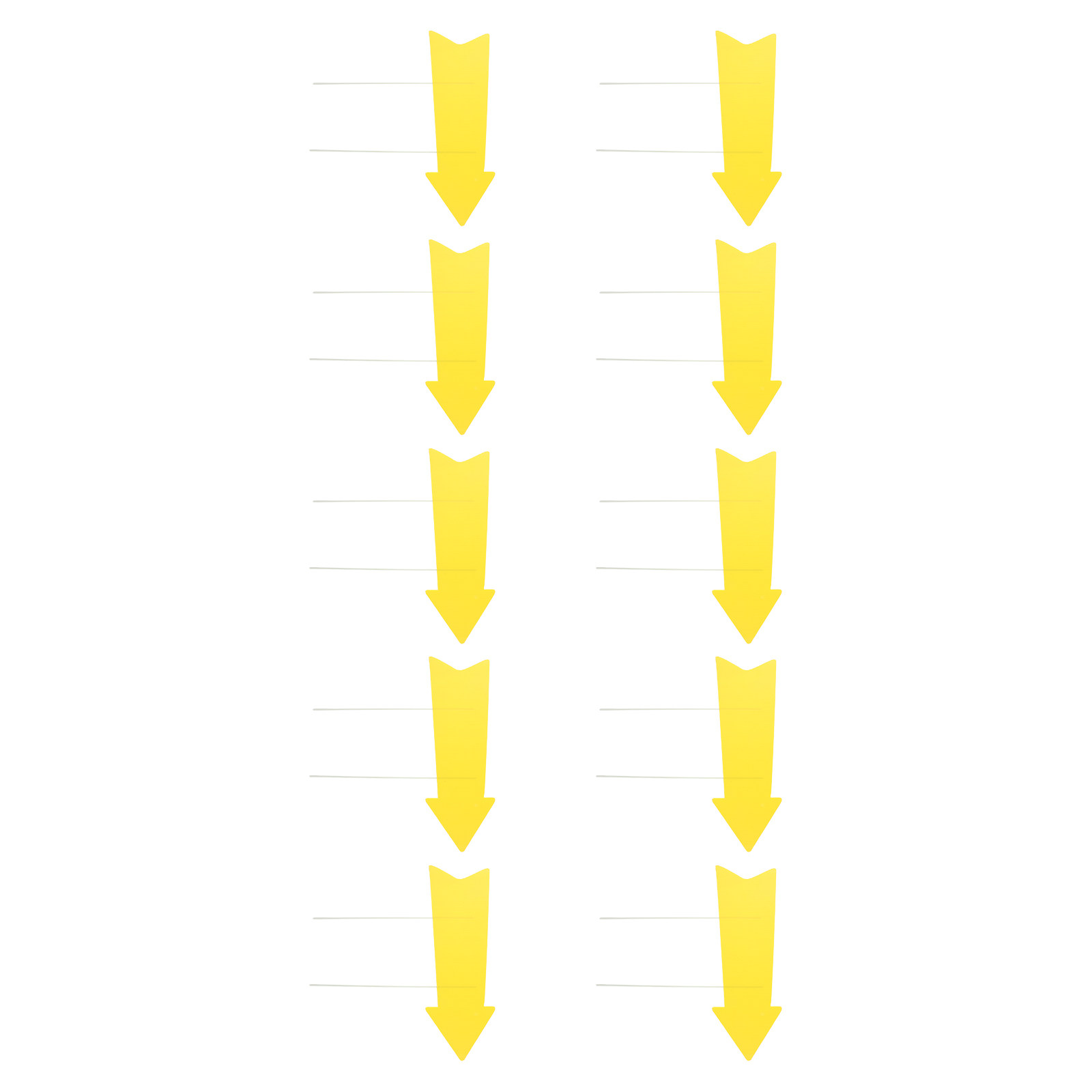 10Pcs Blank Arrow Yard Signs D - Yard Sign Blank 评论和价格