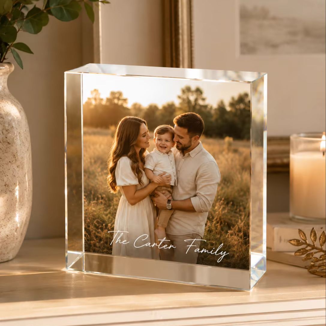 Personalized Family Acrylic Ph - Photo Acrylic Block 评论和价格