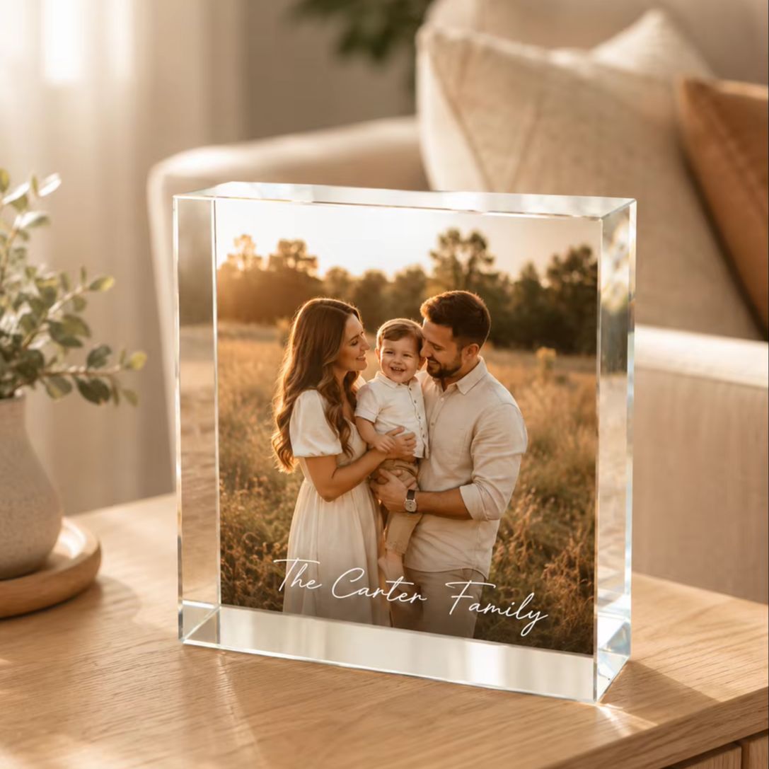 Personalized Family Acrylic Ph - Photo Acrylic Block 评论和价格
