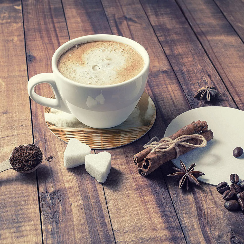 50Pcs Thermal Sublimation Roun - Coaster Sublimation Blank 评论和价格