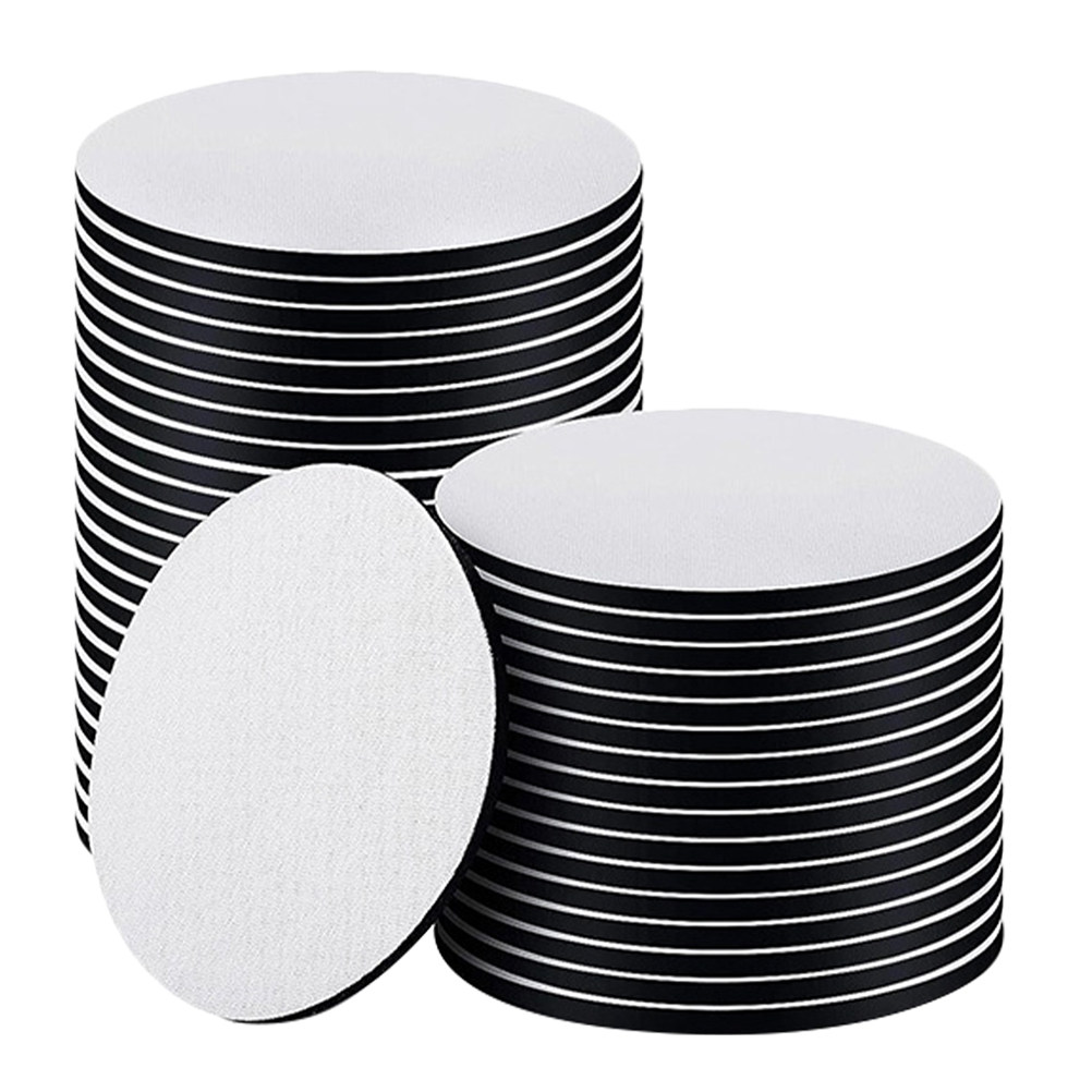 50Pcs Thermal Sublimation Roun - Coaster Sublimation Blank 评论和价格
