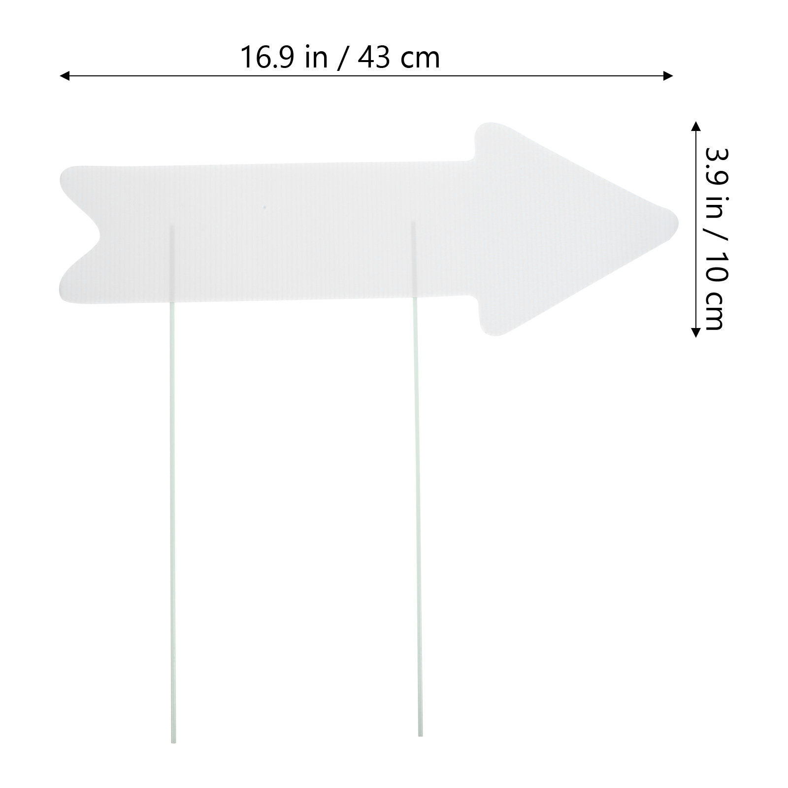 5Pcs Blank Plastic Yard Signs  - Yard Sign Blank 评论和价格