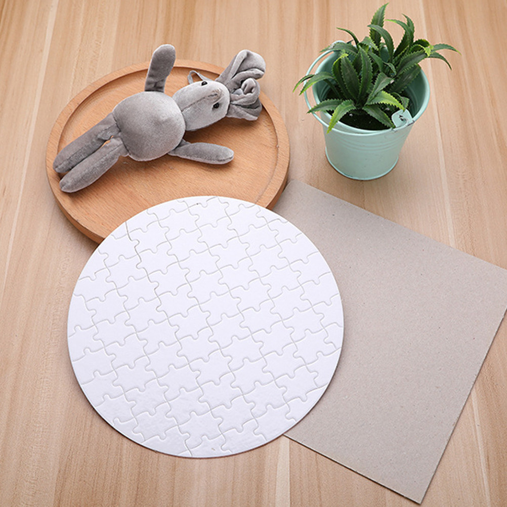 4Pcs Heat Transfer Sublimation - Puzzle Blank White 评论和价格