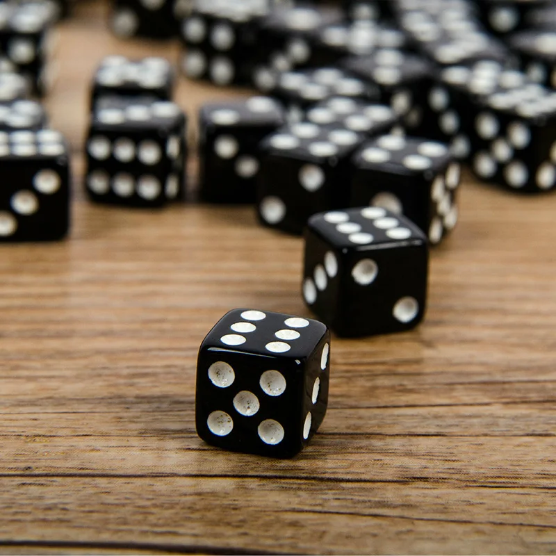 Wholesale 1000pcs Dots Dice 10 - Puzzle Blank White 评论和价格