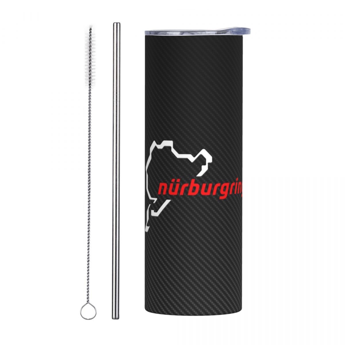 Nurburgring Carbon Fiber White - Tumbler 20Oz White 评论和价格