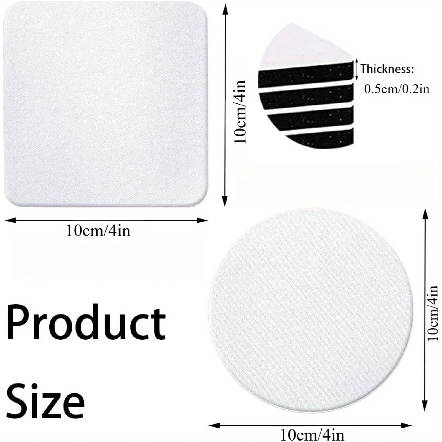 2pcs/lot Width 300mm Thickness - Mouse Pad Blank Sublimation 评论和价格