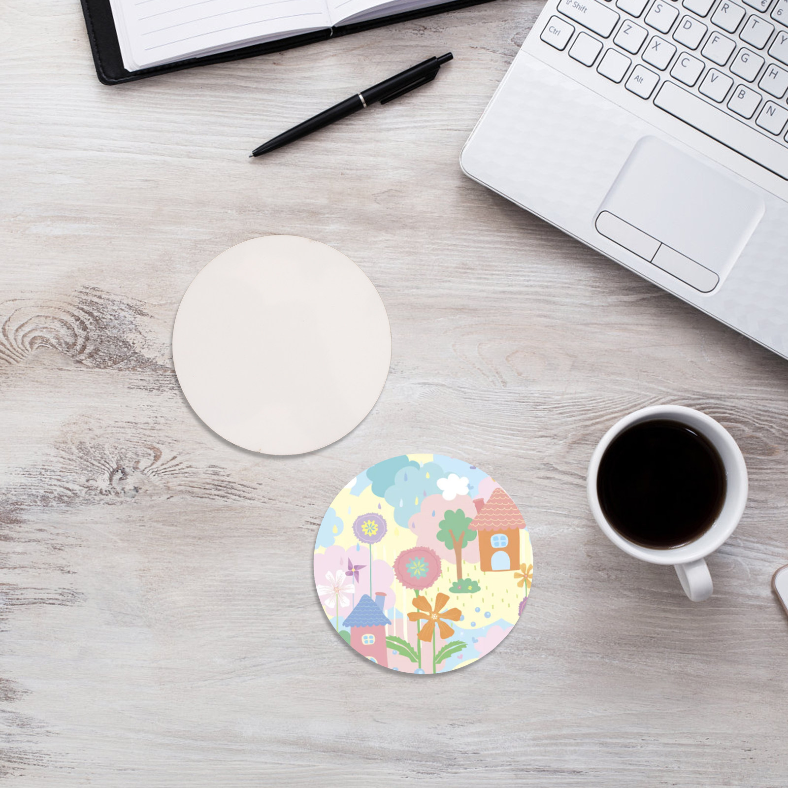 10Pcs Sublimation Wooden Coast - Coaster Sublimation Blank 评论和价格